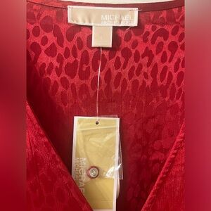 MICHAEL MICHAEL KORS ANIMAL-JACQUARD MIDI DRESS